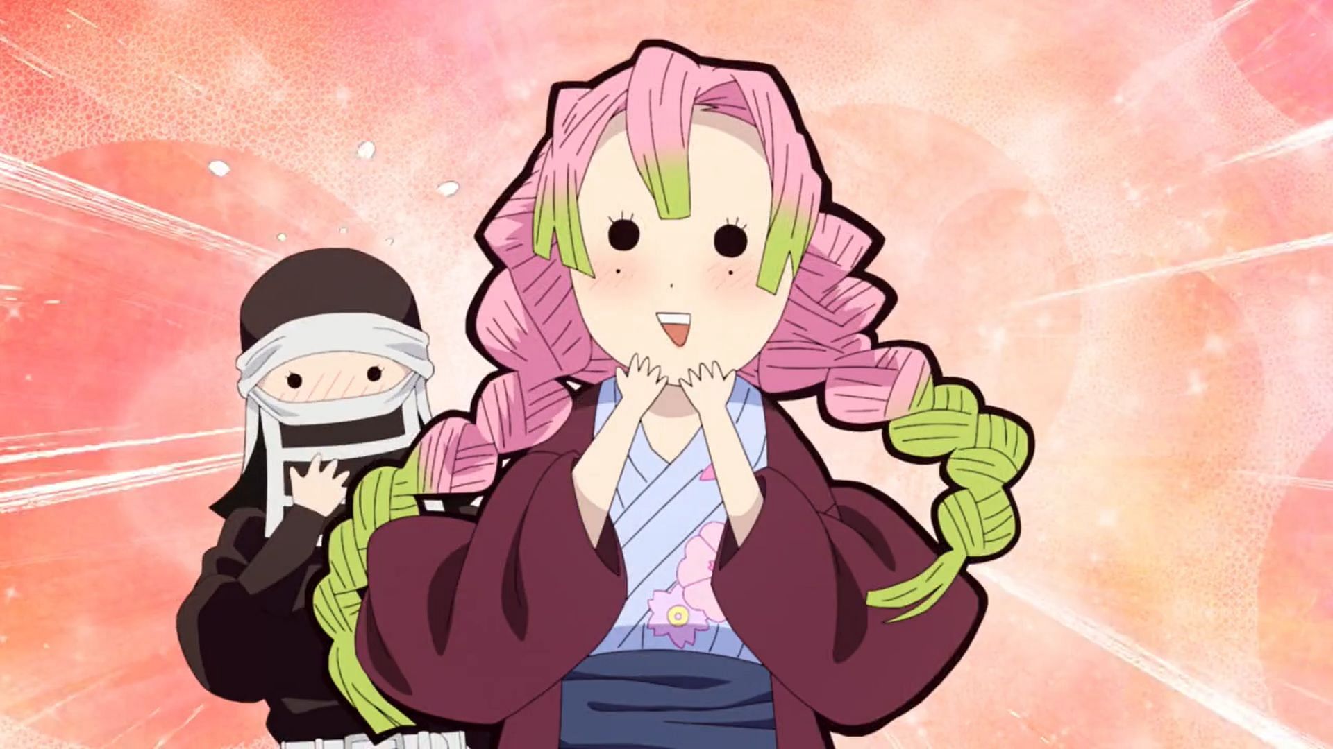 Mitsuri Kanorji as seen in Demon Slayer season 3 (Image via Ufotable)